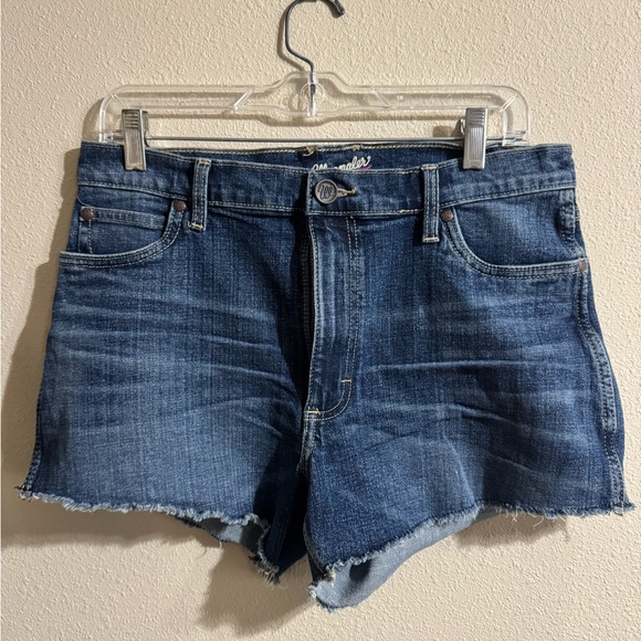 Wrangler Pants - Wrangler Blue Jean Shorts Distressed Frayed Hem